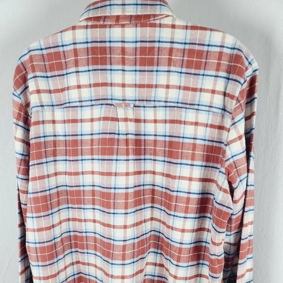 Orvis Women's Multicolor Lodge Flannel Plaid Workwear Button Up Shirt Size XL - Picture 3 of 7
